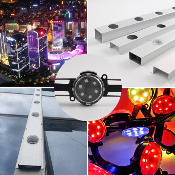 DC36V 40MM IP67 LED Point Light lighting solution for commercial applications