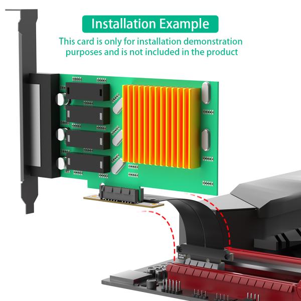 10cm Dustproof X1 Adapter Riser Card Pcie Extension Cable 4.0 Computer Hardware