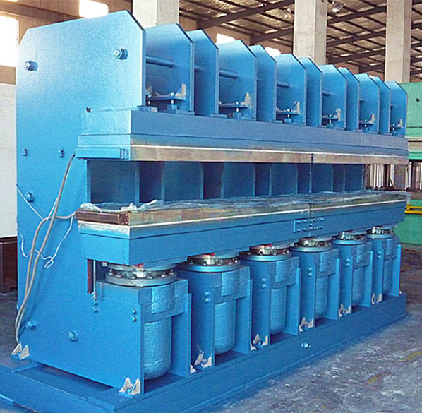 XLB-600*6200*1 Customizable C Type Structure Vulcanizing Machine with 11.20MN Total Pressure and 600*6200mm Heating Plate