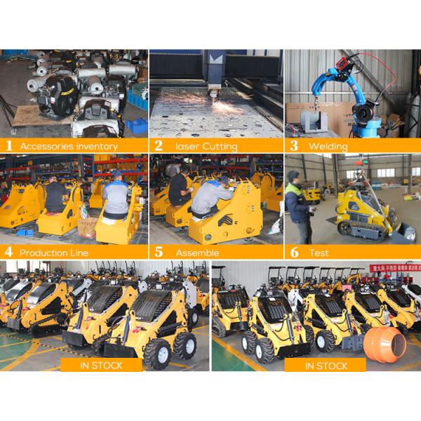 Cheap Crawler Skid Steer Loaders Mini Small Skid Steer Track Loader With Attachments