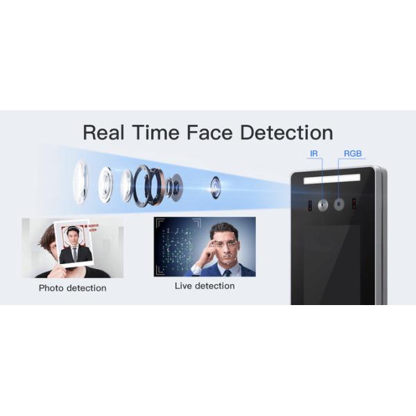 Wall Mount 0.5s Face Reading Attendance Machine Facial Biometric Android