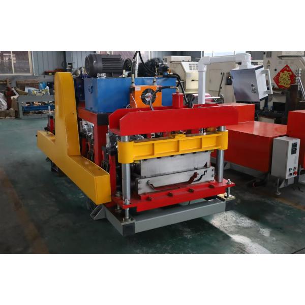 Portable Snap Lock Standing Seam Roll Forming Machine For 0.3-0.8mm Thickness