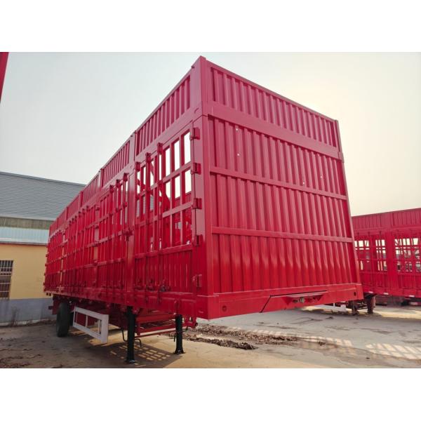 Deck Cargo Fence Semi Trailer with Not Self-dumping Function