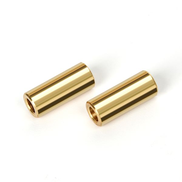 Brass silver plated contact pins, high precision electrical insertion terminals for connectors, custom length, low resistance