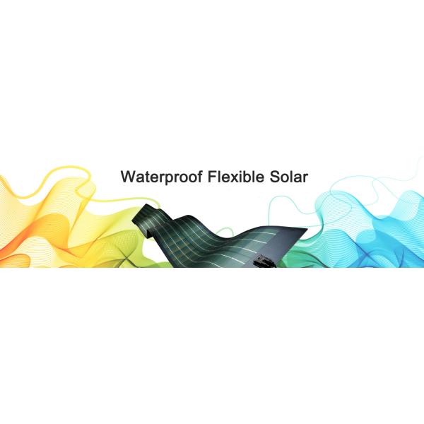 CIGS Waterproof Small Flexible Solar Panels 72W Thin / Light 360 Degree Bendable