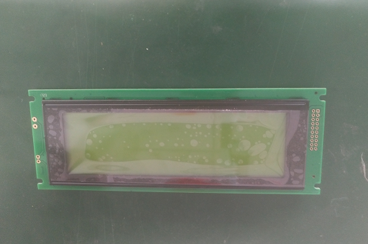 White LED Backlight Small LCD Display Module , STN Yellow Green Graphic LCM