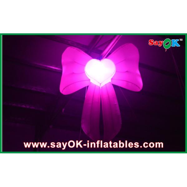 Hanging Pink / Red Outdoor Holiday Decorations With Controller
