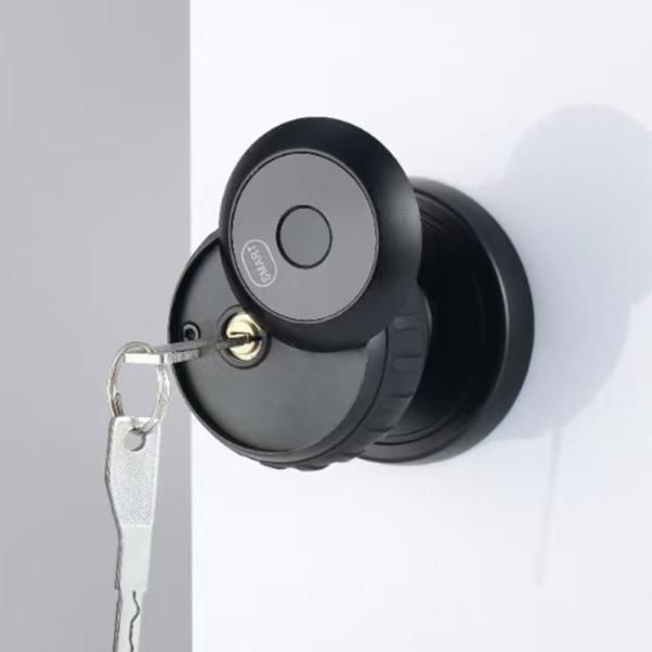 Rosette Cylindrical Round Knob Door Lock for Privacy Entry