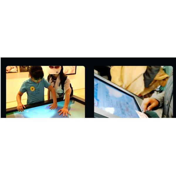 43 inch smart interactive multi-touch table with gesture recognition turn the pages