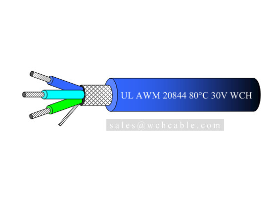 UL20844 Durable Elastomer TPE Industrial Control Cable