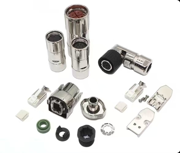 Applicable to Siemens V90 servo power line straight plug 4-core connector 6FX2003-0LL13/0LL13