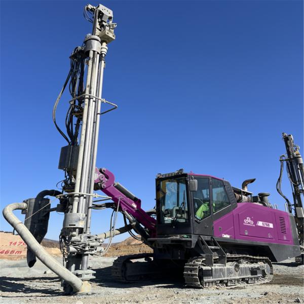 Crawler Drilling Rig Lifting Force 30KN Mining Drilling Machine Hard Rock Drilling Rig