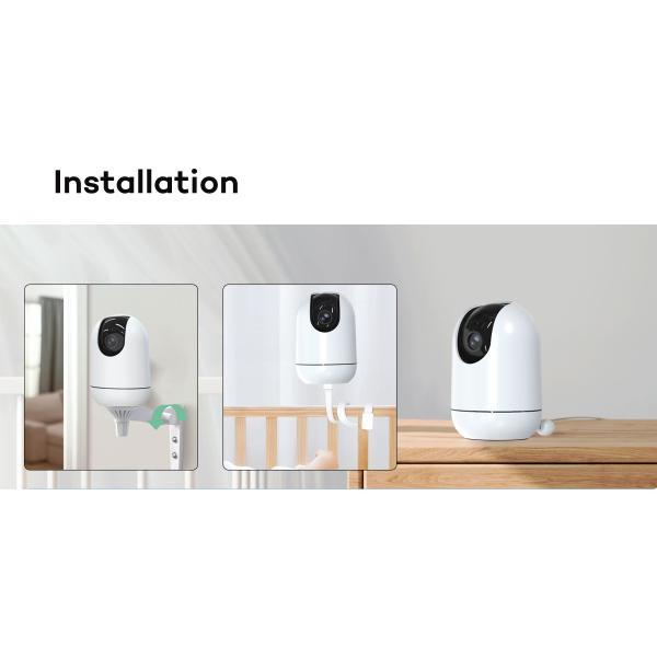 Tuya Smart 1080P Baby Monitor with 5.5inch Screen and 5000mAh Battery