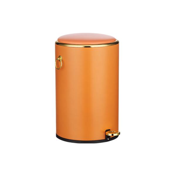 Durable Foot Pedal Garbage Bins Round Kitchen Trash Dustbins