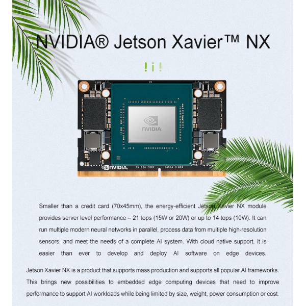 AI Embedded Mounting Type Waveshare NVIDIA Jetson Xavier NX 8GB Module for Developers