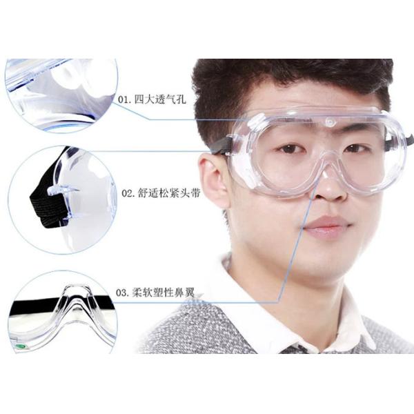 Clear Lightweight EN166 Disposable Protective Goggles