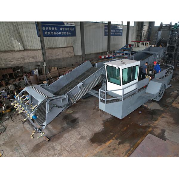 88kw Power Water Hyacinth Harvester Efficient Harvesting