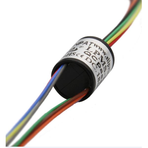 Super Mini Capsule Slip Ring 10 Circuits 0~300 RPM