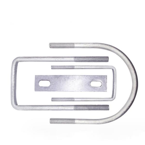 DIN3570 Customized Various Sizes Supported Piping Connector Cross Double U-shaped Pipe Clamp U Bolts