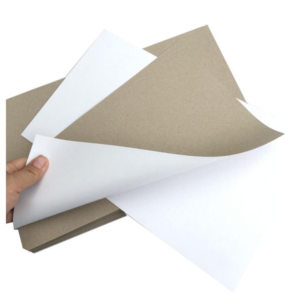 High Hardness Flat Paper Board Duplex Board With Gray Back Moisture Proof Chemical Mechanical Pulp
