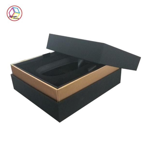 Rectangle Wrapping Paper Box Embossing Printing Handling OEM Service