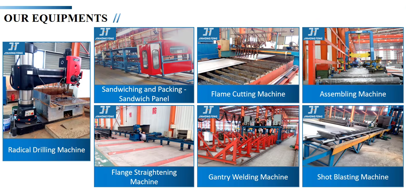 High Strength Prefabricated Steel Structure Warehouse Panels For Logistics Warehouse Building
