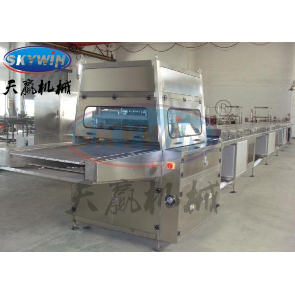 High Efficiency Chocolate Enrobing Machine Wafer Biscuit Cake Coating