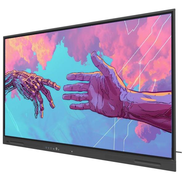 LED Interactive Whiteboard Wall Mount Or Mobile Stand Interactive Touch Screen Monitor Bluetooth HDMI USB Wifi Smart Boards for primary university