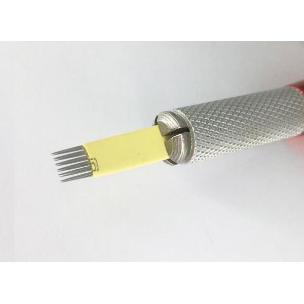 0.25mm Double Row Flat Eyebrow Permanent Makeup Blades Needle