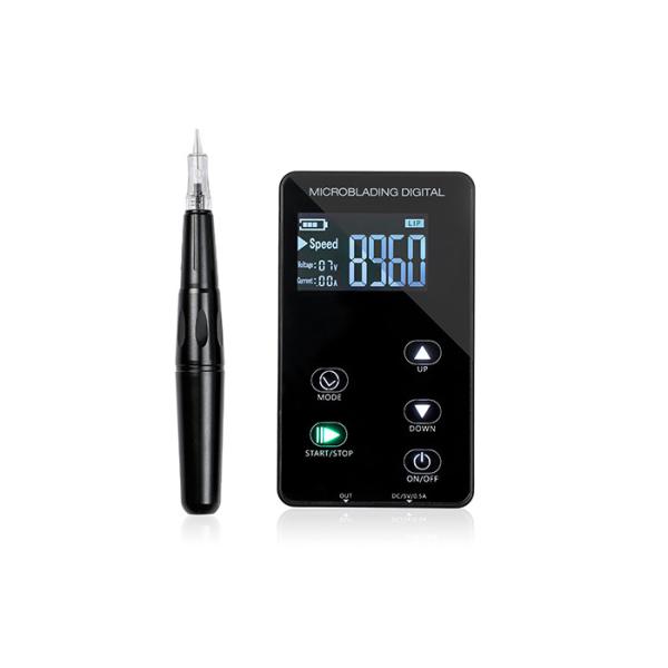 Battery Digital Permanent Makeup Machine Kit With Membrane Anti Flow Neeldes