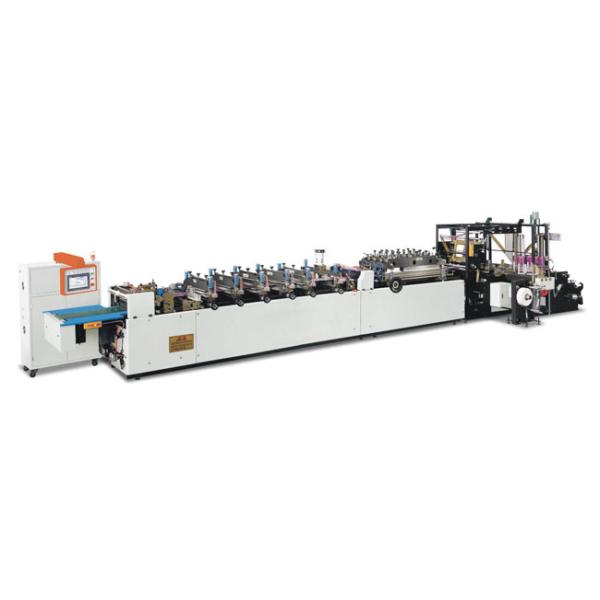 40 Meter / Point Three - Side Weld Bag Making Machine For Zipper Standing