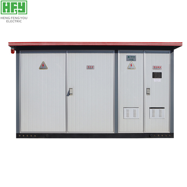 outdoor electrical distribution power modula cabinet fully-sealed impact Prefabricated Substation with price