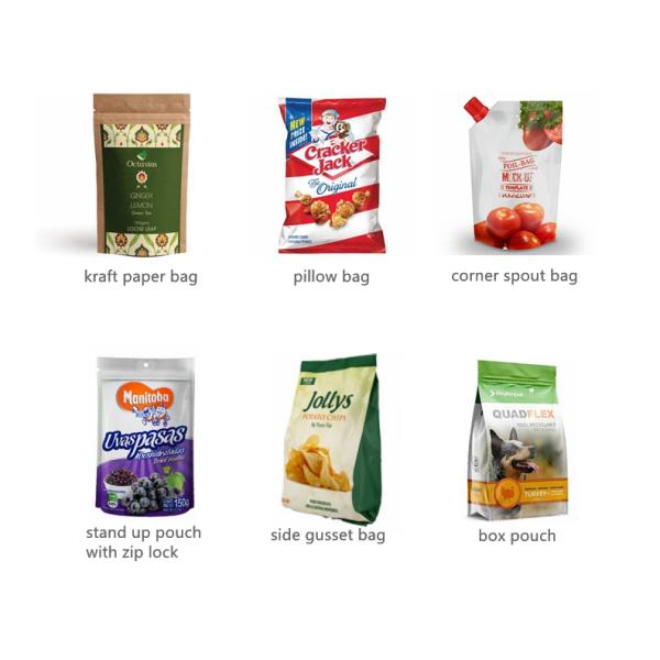 High Speed Automatic Industrial Pouch Food Sugar Multi Packaging Machine For Legume