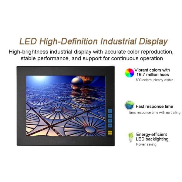 ZXTLCD Custom 21.5 Inch Fully Enclosed Dustproof Industrial Control Computer IP65 Waterproof Multitouch Steam-Proof Embedded Panel Mount
