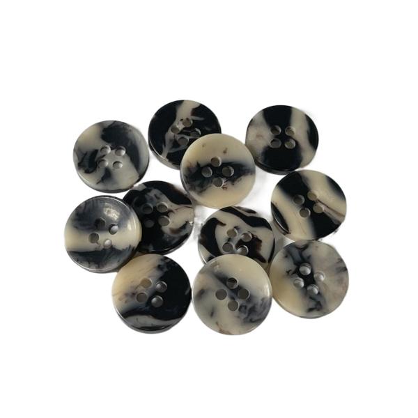 Outerwear Jacket Marble Effect Polyester Buttons 4 Holes 32L