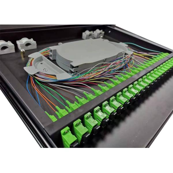 2U 48 Core 24Port SC Fiber Optic Patch Panel Drawer Type Slide Out