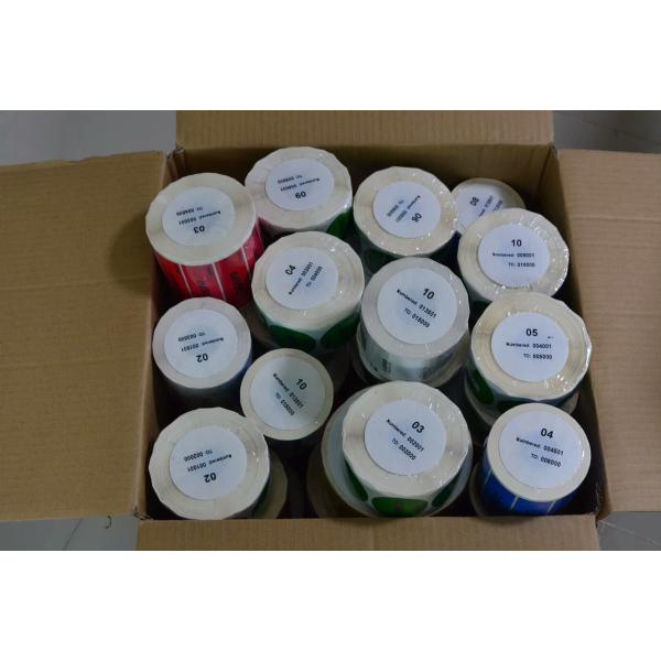 Matte Anti Counterfeit Sticker VOID Security Labels Print Black Sequence Running Number