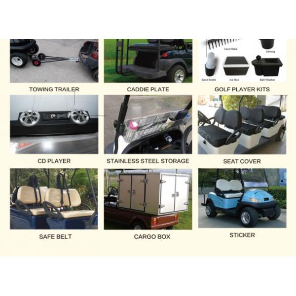 4 Forward+2 Rear Seats Electric Sightseeing Golf Buggy