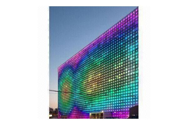 DIP Panel Inside Transparent LED Wall P10 7200cd Brightness For Shopping Mall
