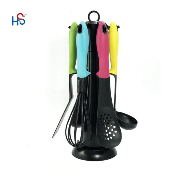 Compact Nesting Nylon Kitchen Utensil Set Eco Friendly Cookware Sets for Your Kitchen