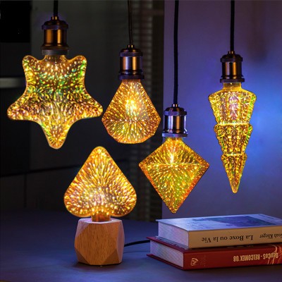 Heart Star Pineapple Special Shape Filament LED Lights