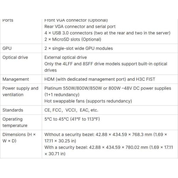 Enhanced Processing and Server Management 1U Rack Server R4700 G3 Server Xeon C622 2CPU