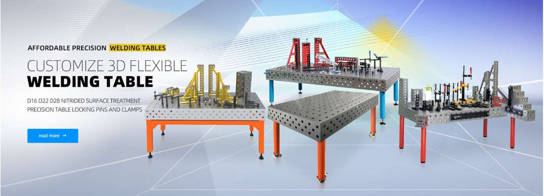 D16 3D Flexible Welding Table Anti Rust Welding Fixture Table