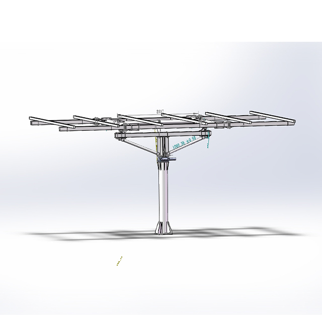 5kw Solar Tracker Controller Dual/Single Axis with Slewing Drive Integrated Solar Bracket and 24dc Solar Tracking System