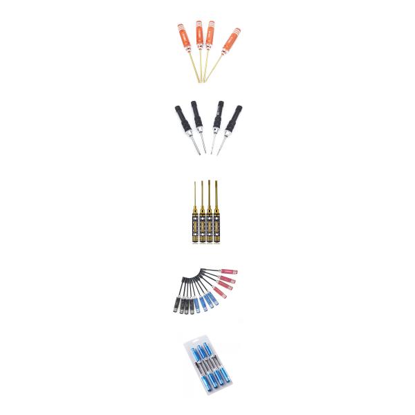 Hex Phillips Flat Allen Wrench Screwdriver Set 12 Tip Multi Driver Rc Tool