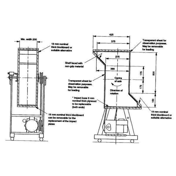 BS1363-2:1995 figure 20 | Tumbling Barrel