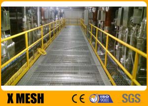 China Stainless Steel Serrated Welded Steel Grating Width 1000mm ASTM A1011 on sale
