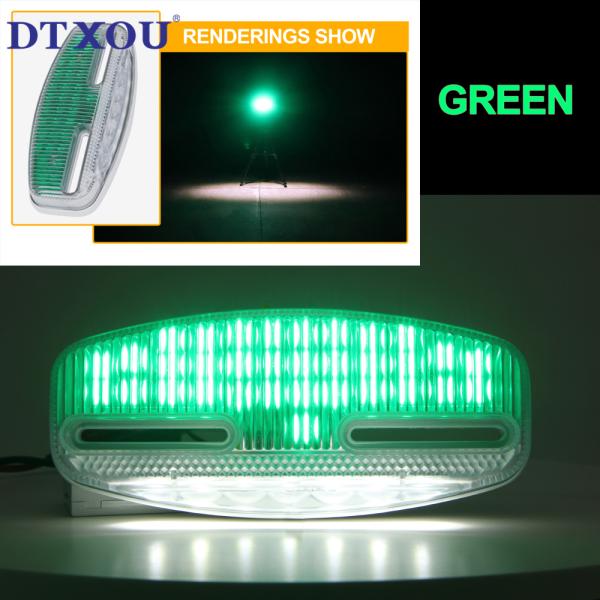 Universal 100% Waterproof 12V-24V Rectangular LED Car Warning Light
