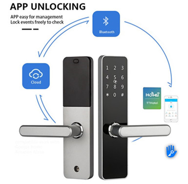 Smart Wi Fi and Bluetooth Door Lock for Enhanced Home Security