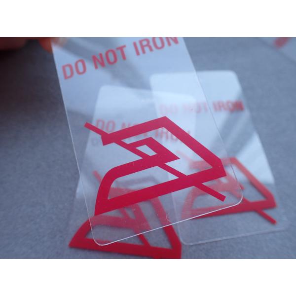 Debossed Silicone Heat Transfer Labels